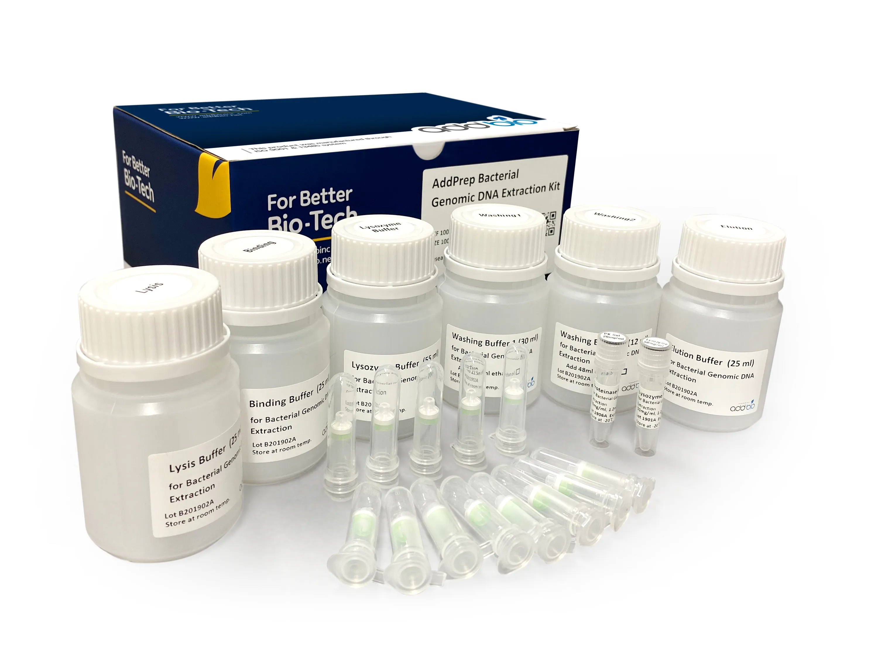 AddPrep Bacterial Genomic DNA Extraction Kit- Addbio- 100 Preparations